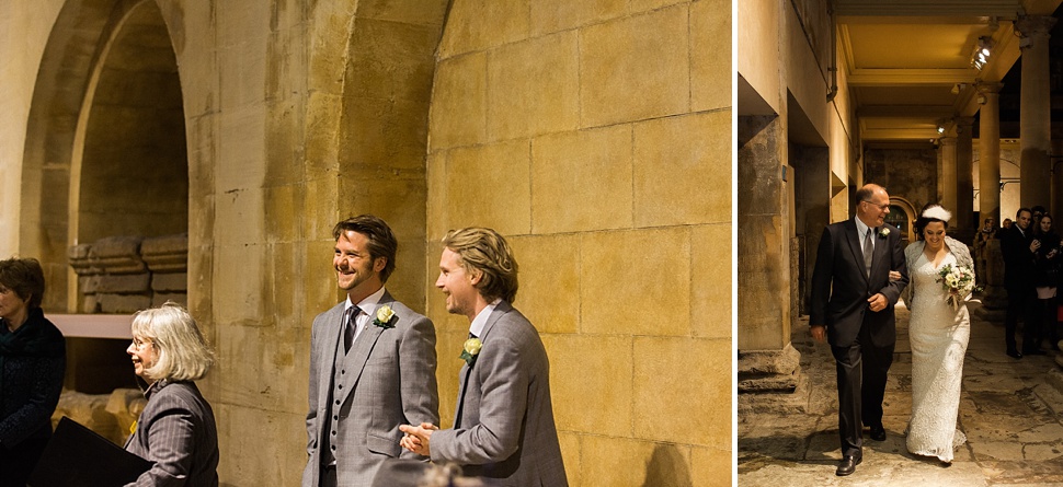 Roman Baths Wedding Photo 