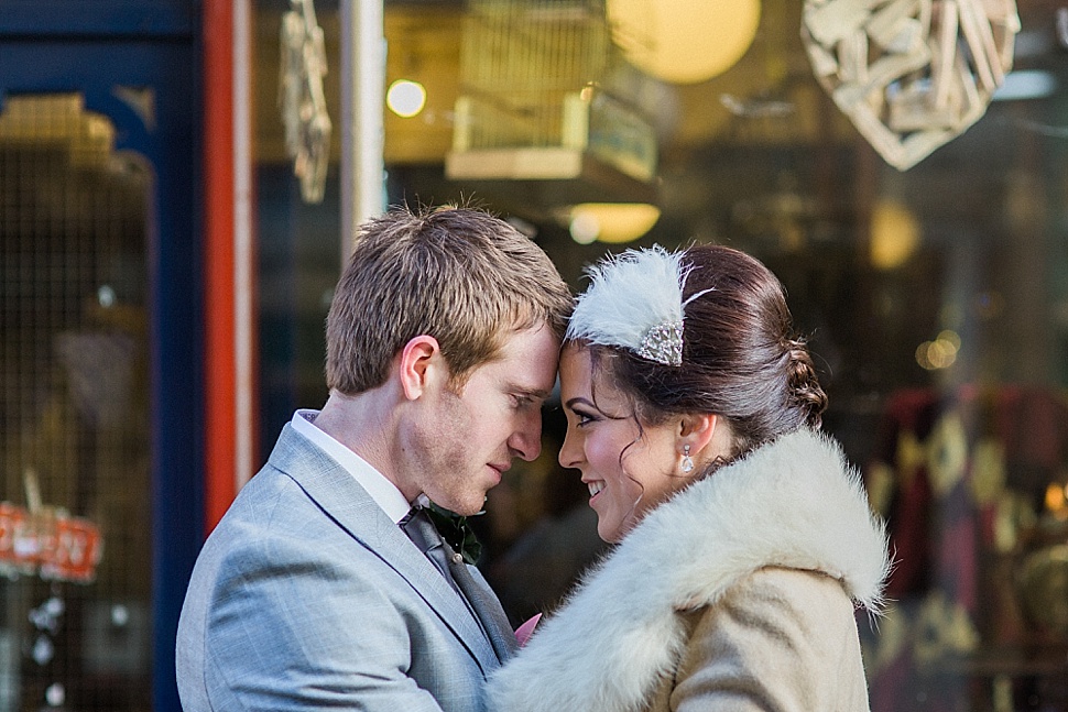 Vintage winter wedding