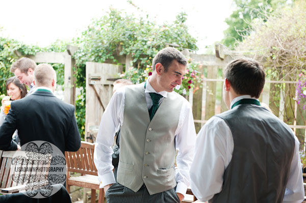 Groomsmen at the pub