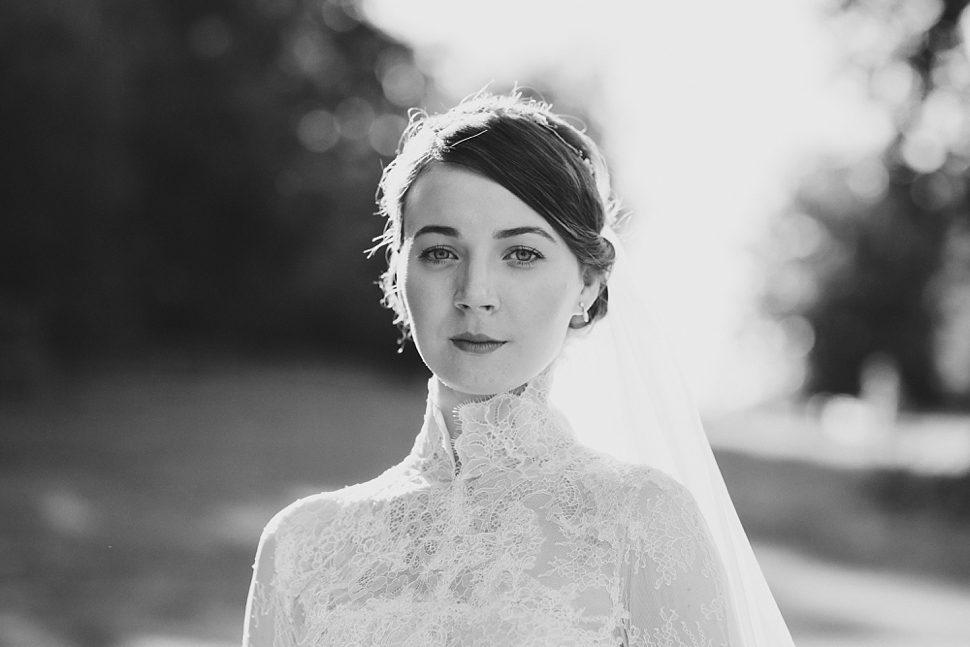 Bride in lace