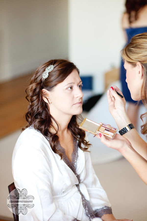 Portrait bride makeup