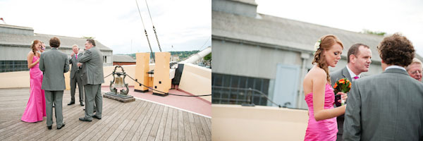 bridal party aboard SS Great Britain