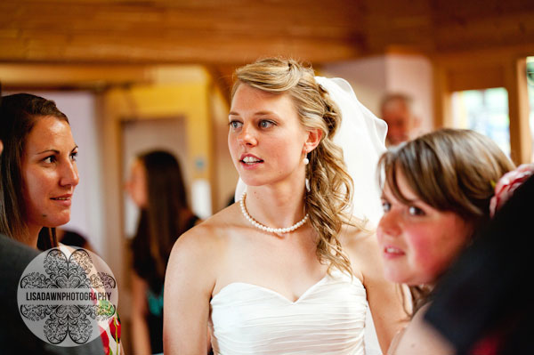 Bride after the ceremony