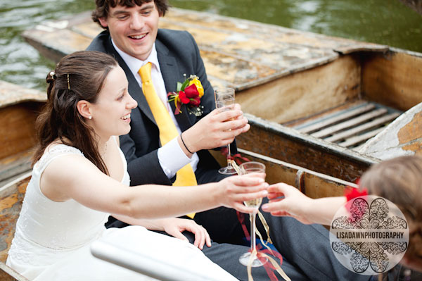 champagne on the river