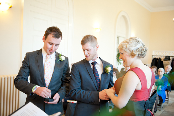 Exchanging wedding rings