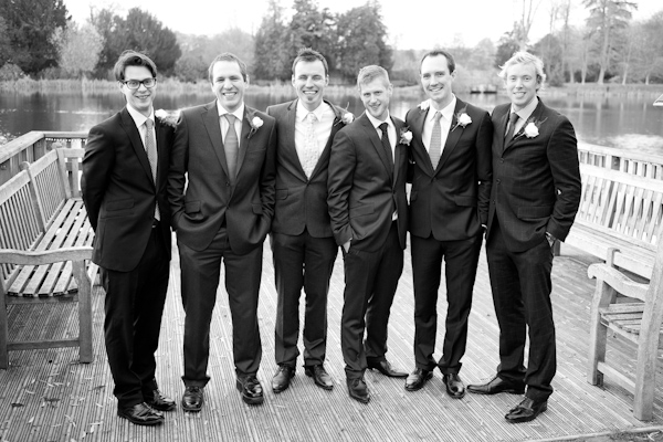 Groom, best man and ushers