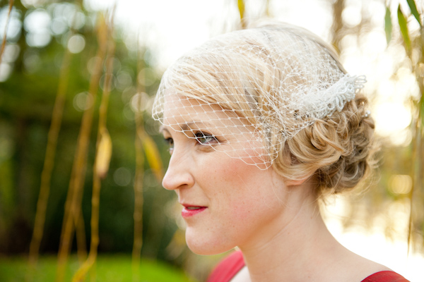 Bride in red