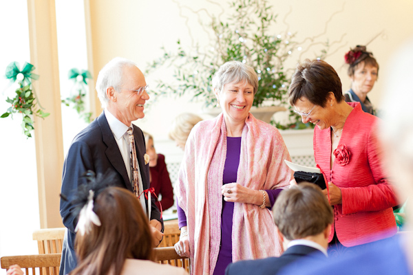 Guests in sherborne castle orangery