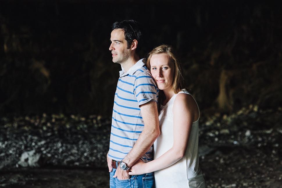 caving engagement photo