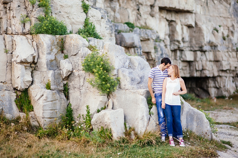 cliff pre wedding photos 