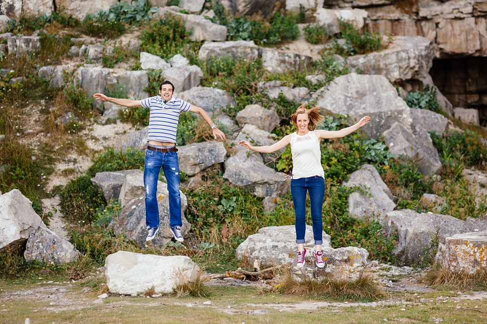 fun engagement photos