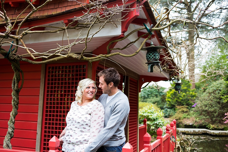 japanese garden couple