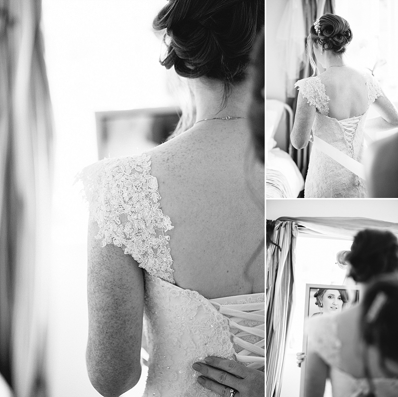 Lace wedding dress