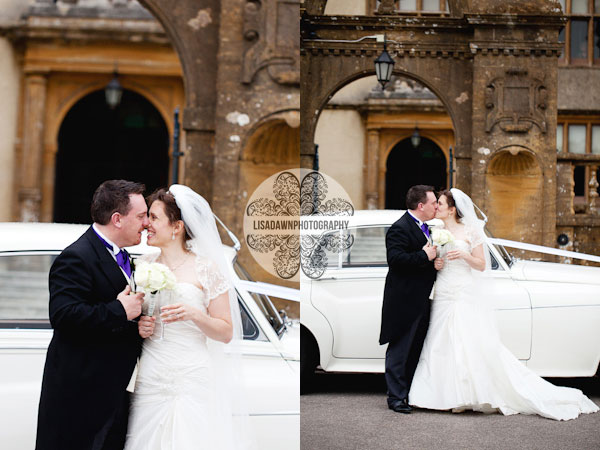 Couple arrive at Sherborne Castle