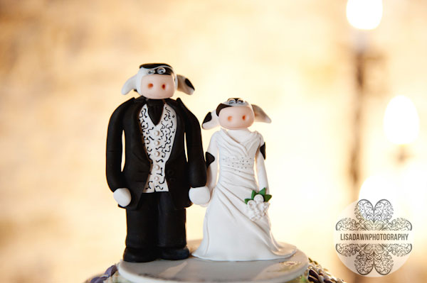 cow cake topper