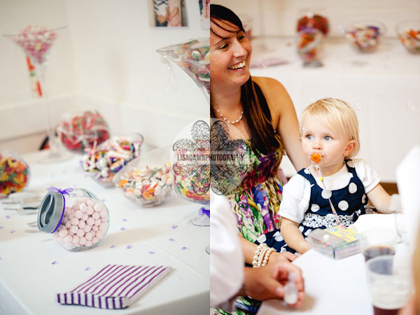 Dessert table reception