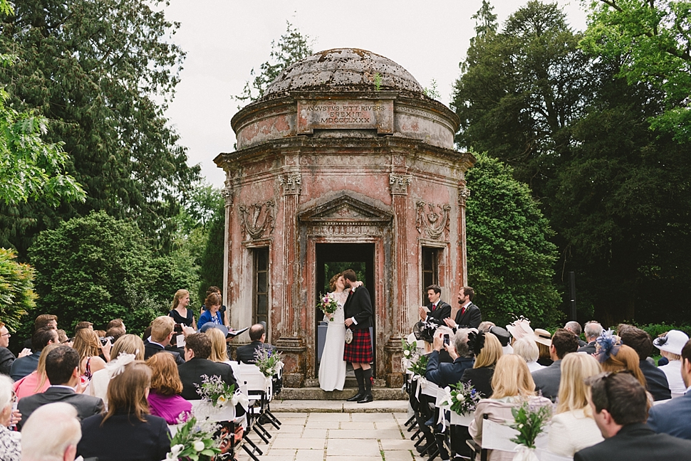 Larmer tree gardens wedding