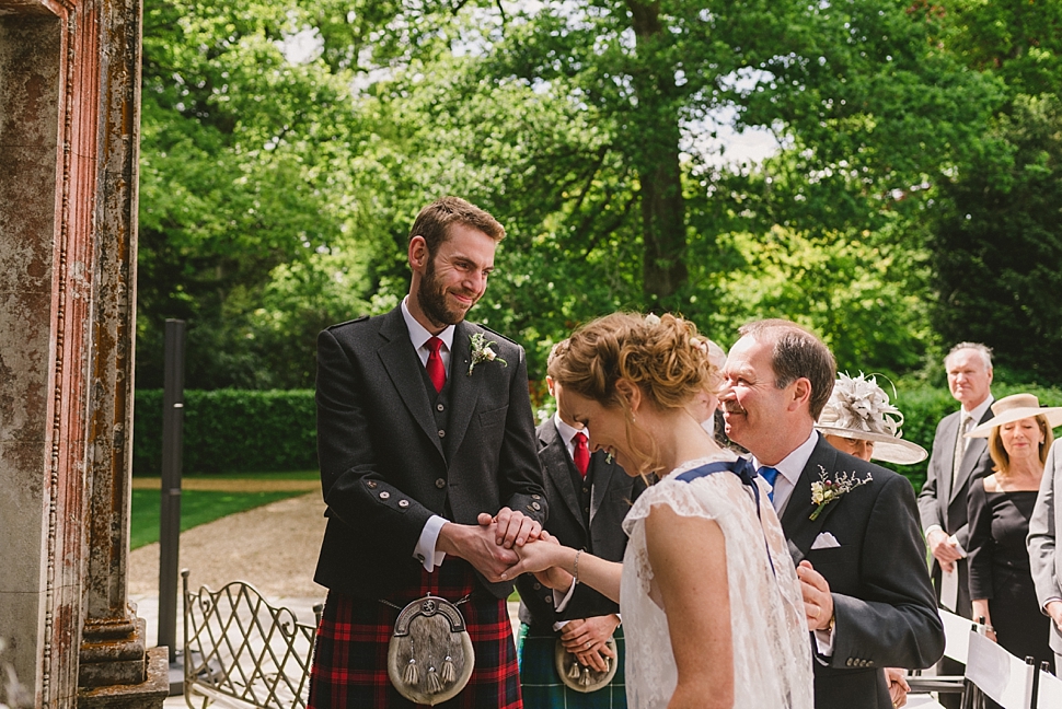 outdoor wedding ceremony 