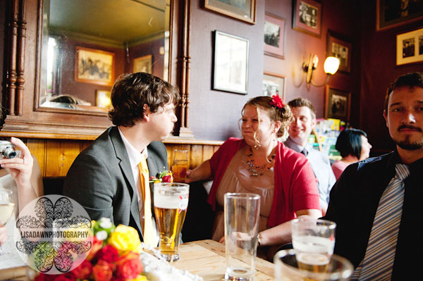 drinking in the pub