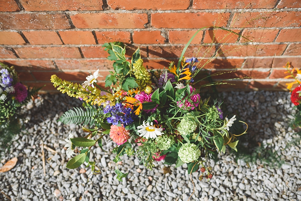 colourful festival bouquet