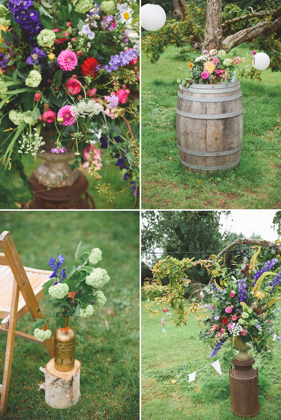 colourful rainbow festival flowers