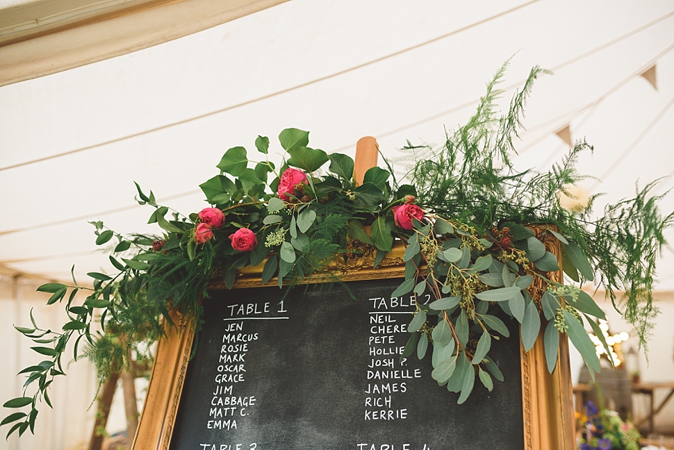 Colourful rainbow festival wedding flowers