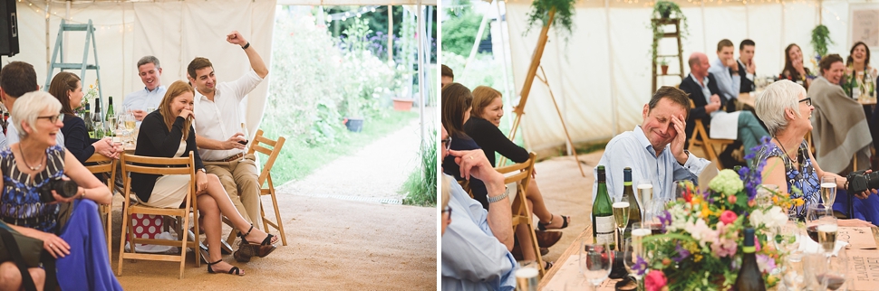 Creative festival wedding somerset