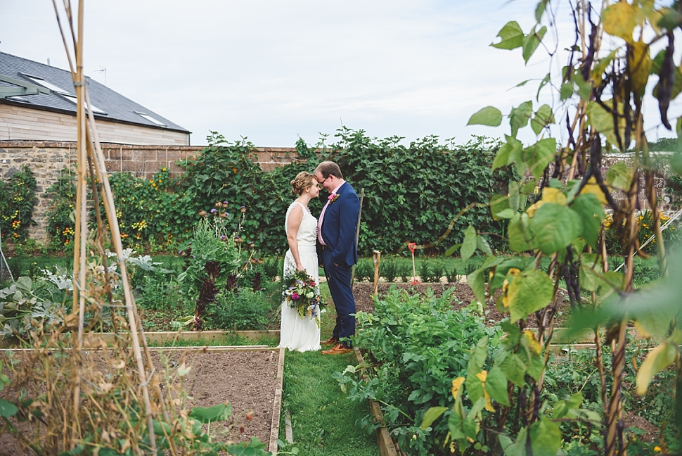 Farm wedding photo somerset