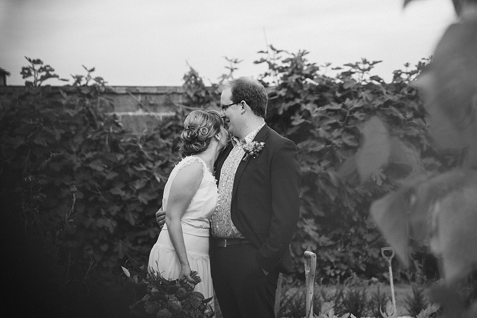 Garden wedding photo