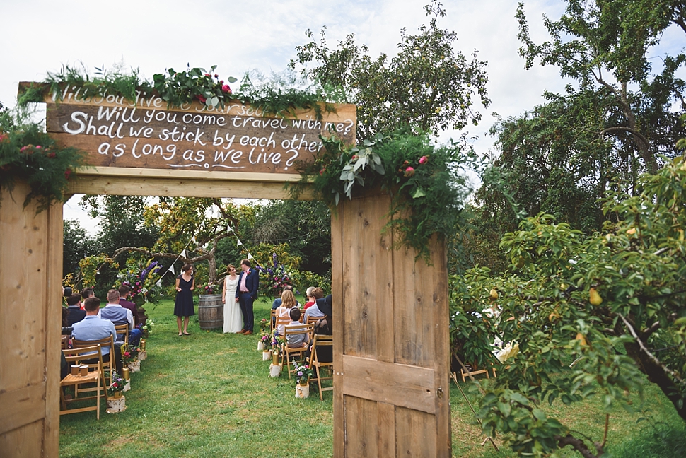 rustic festival wedding cowparsley