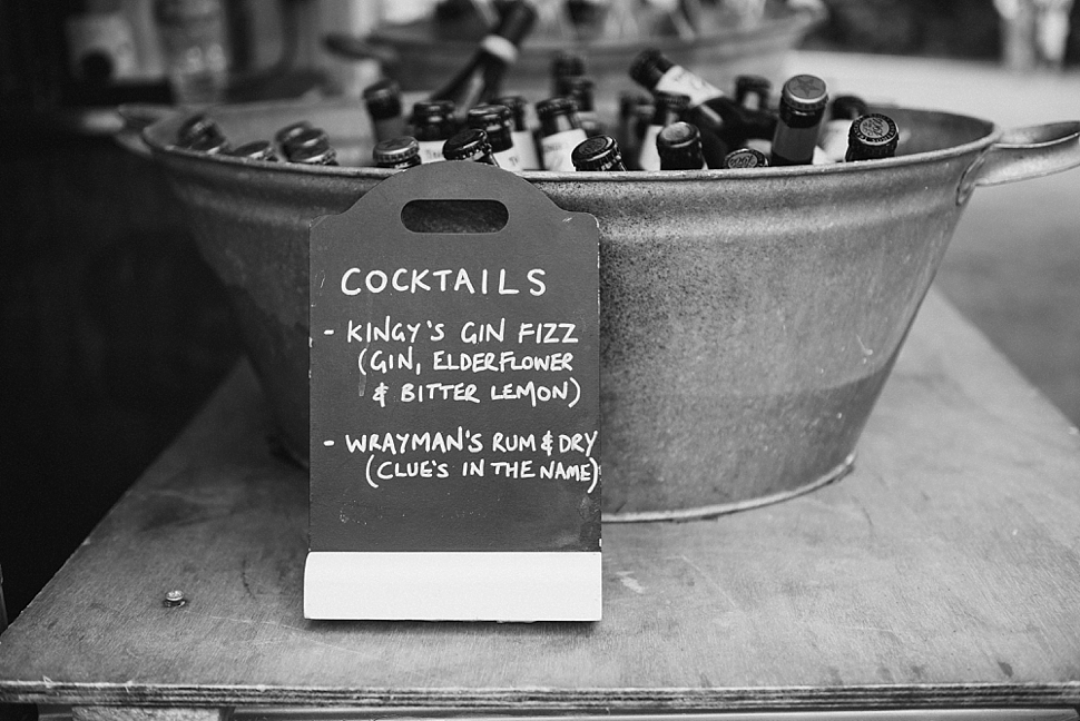 Wedding cocktails