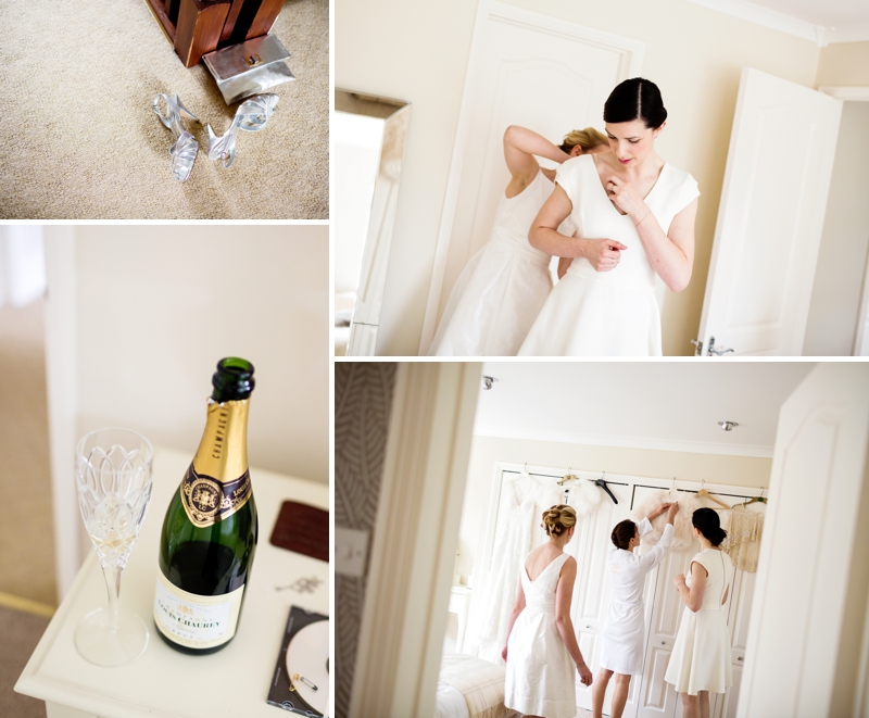 Bridesmaids in White