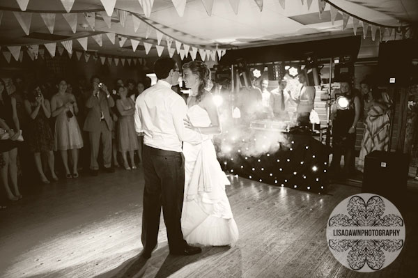 bride and groom dancefloor