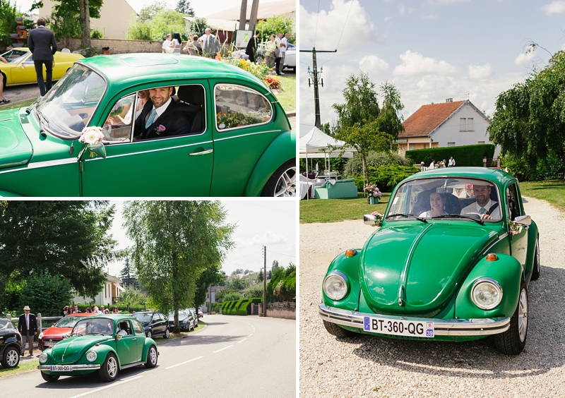 Retro Wedding Car