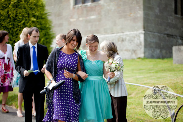 friends leaving church