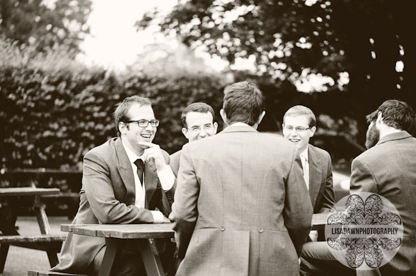 Groom before ceremony