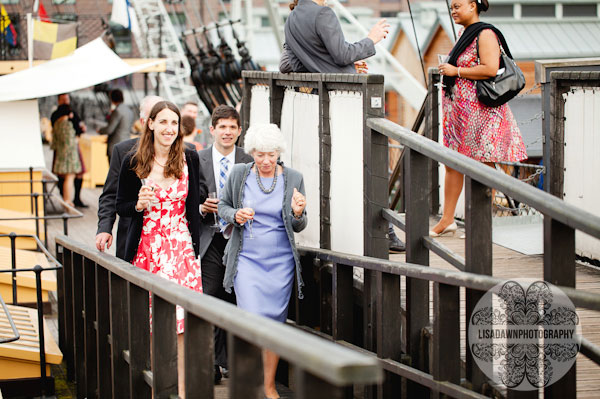 guests boarding SS Great Britain