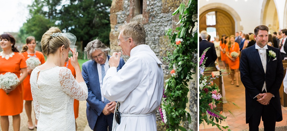 relaxed wedding photo