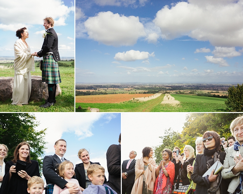 Outdoor wedding Somerset