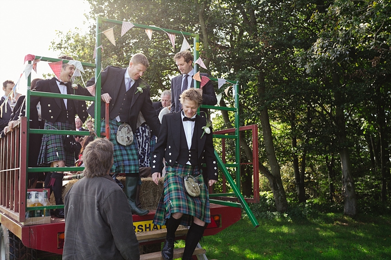 Outdoor wedding ceremony