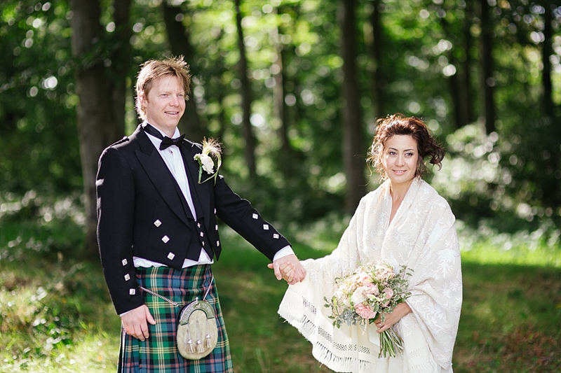 Woodland wedding Photo