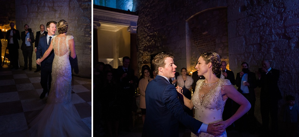 Bride and Groom Dancing