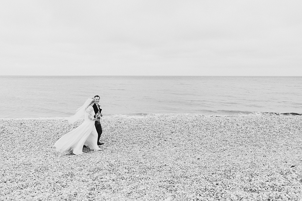 beach tipi wedding photos