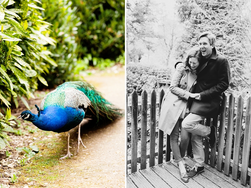 Engagement photographer larmer tree gardens