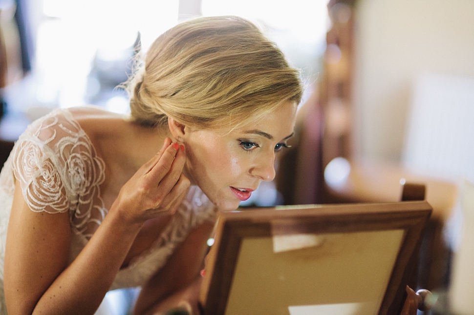 bride getting ready