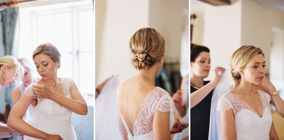 elegant lace wedding dress