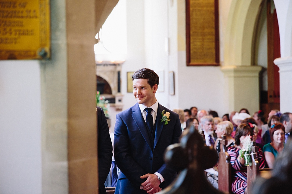 groom waiting