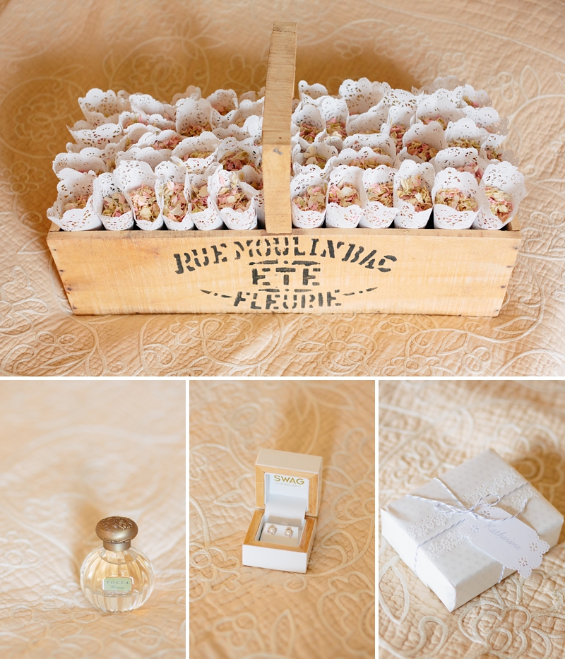 Confetti rustic wedding