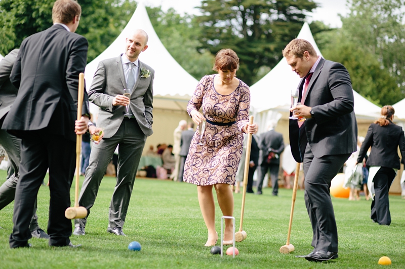 Croquet on the lawn