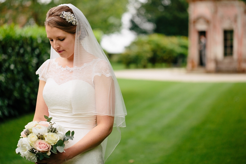 elegant bride portrait